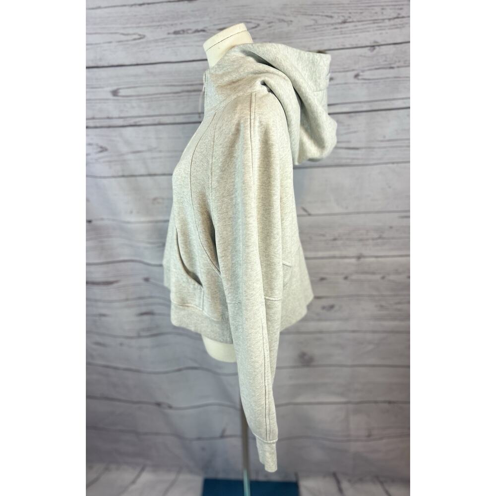 Lululemon Scuba Oversized Half-Zip Hoodie Heathered Core Ultra Light Grey M/L - Picture 3 of 8